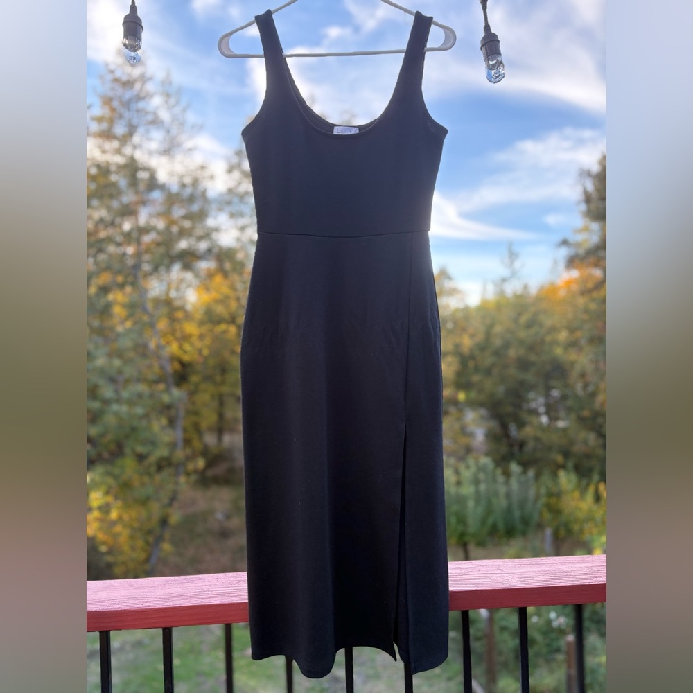 Leith Scoop Neck Midi Dress